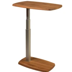 Wildeiche Beistelltisch auf Rollen - Jelka