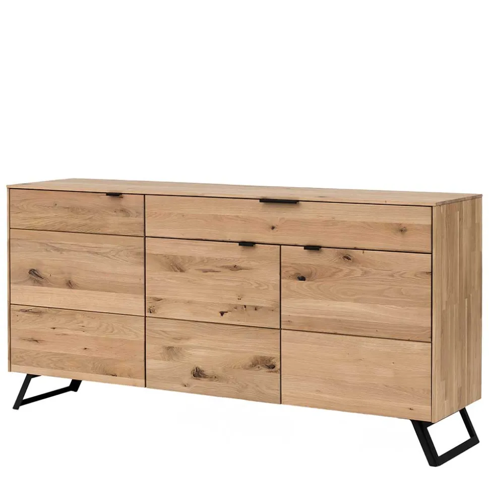 Wildeiche Design Sideboard in Bianco - Vardriva