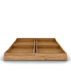 Wildeiche Designerbett 140x200 cm - Donlazi