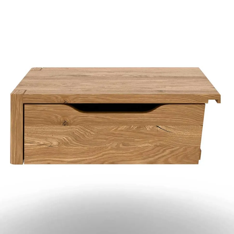 Wildeiche Designerbett 140x200 cm - Donlazi