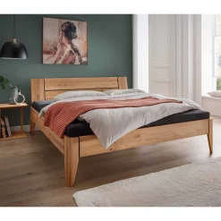 Wildeiche Doppelbett in drei Größen - Lounger