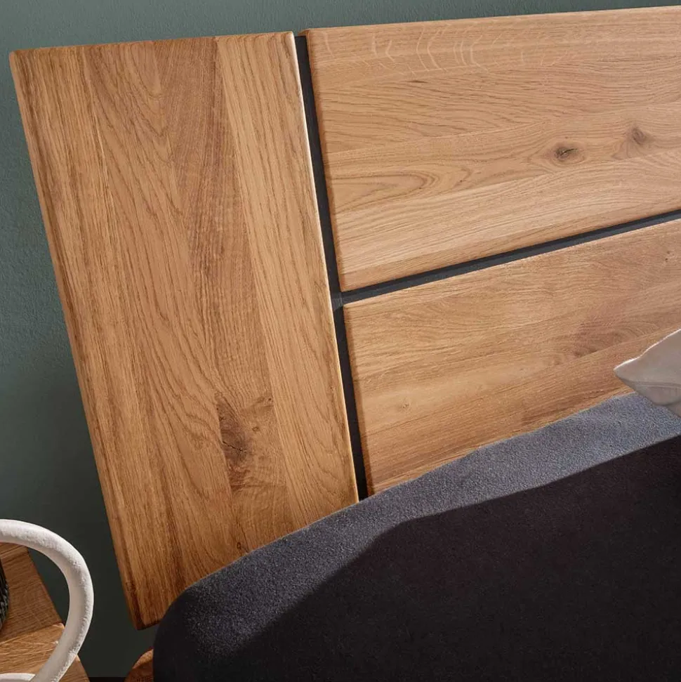 Wildeiche Doppelbett in drei Größen - Lounger