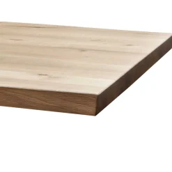 Wildeiche Esstisch in Bootsform - Baly