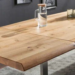 Wildeiche Esstisch mit U-Beinen - Tanina