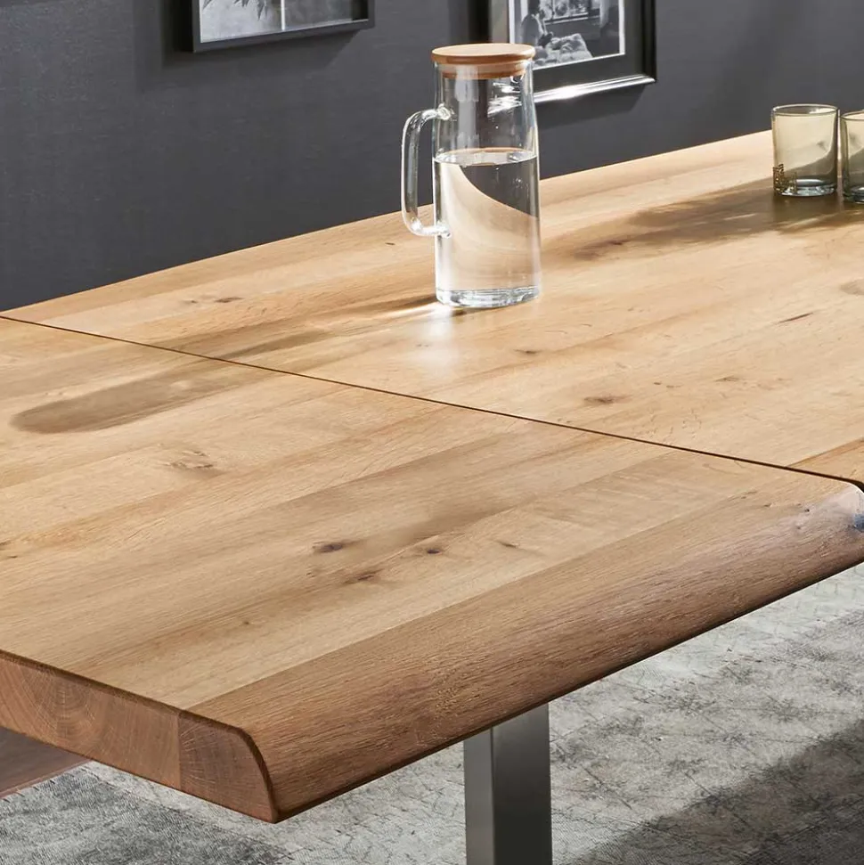 Wildeiche Esstisch mit U-Beinen - Tanina