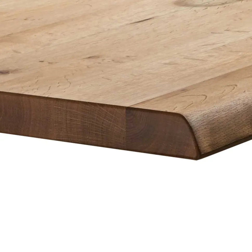 Wildeiche Esstisch mit U-Beinen - Tanina