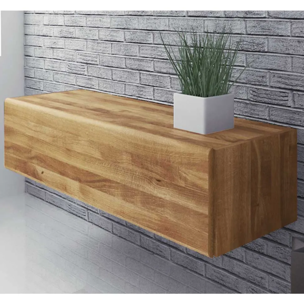 Wildeiche Hängeschrank Vaskov massiv geölt