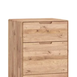 Wildeiche Hochkommode mit Tür und Schublade - Holiday