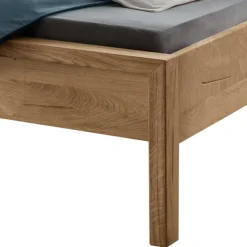 Wildeiche Holzbett in modernem Design - Martinez