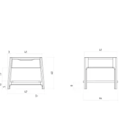 Wildeiche Holzbett mit Polsterkopfteil in Beige - Favorite