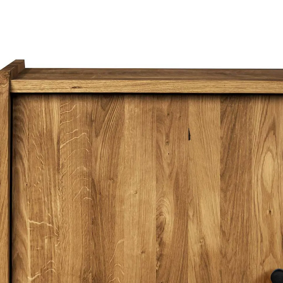 Wildeiche Holz-Sideboard 160 cm breit - Hardus