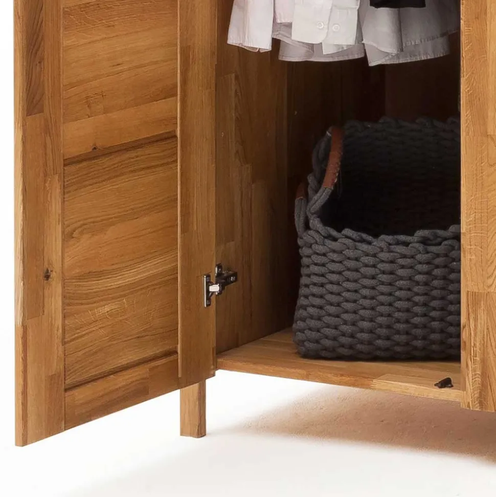 Wildeiche Kleiderschrank mit Ausstattung - Memba I