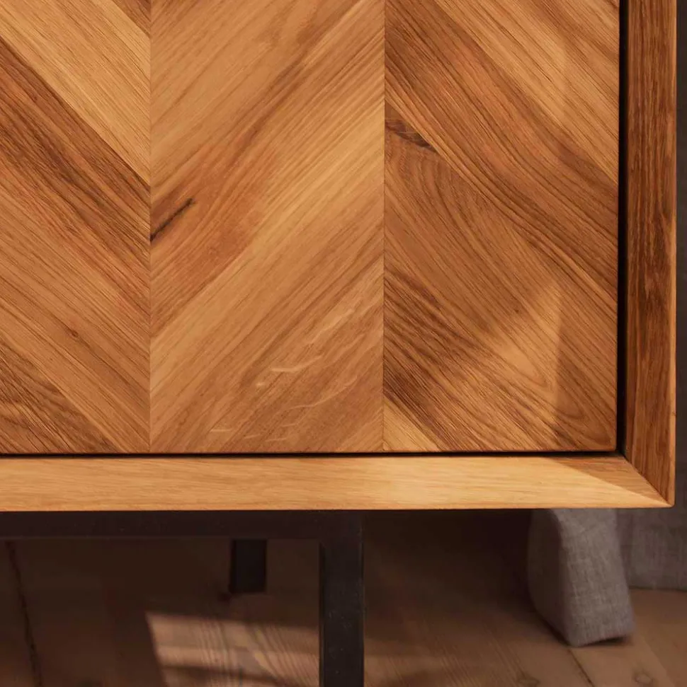 Wildeiche Kommode im modernen Skandi Stil - Kerfa I