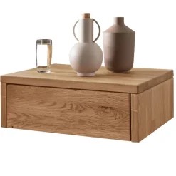 Wildeiche Nachtkonsole mit einer Schublade - Sangre