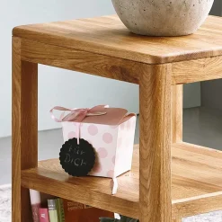 Wildeiche Regal Uvinessa mit drei Ablagen