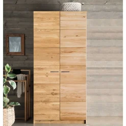 Wildeiche Schlafzimmerschrank aus Massivholz - Forcelan