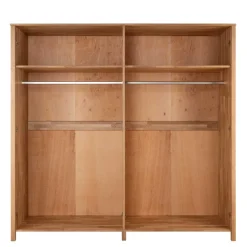 Wildeiche Schlafzimmerschrank mit Wiener Geflecht - Ambrosso