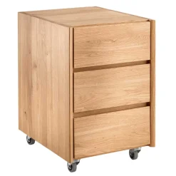 Wildeiche Schreibtisch höhenverstellbar - Melanie