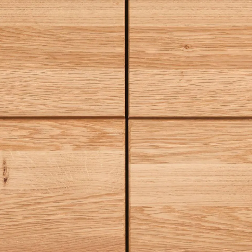 Wildeiche Schuhbank mit Doppeltür - Darcona