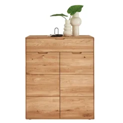 Wildeiche Schuhschrank mit einer Schublade - Darcona