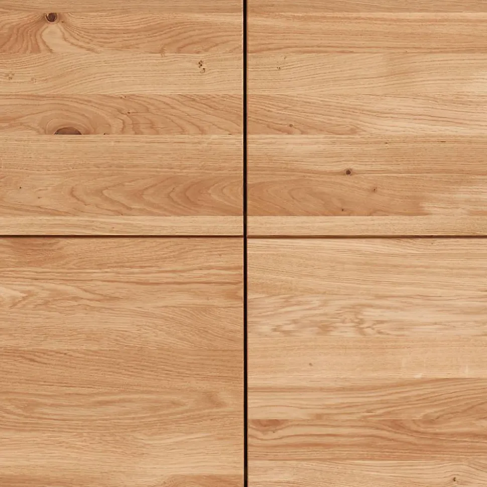 Wildeiche Schuhschrank mit einer Schublade - Darcona