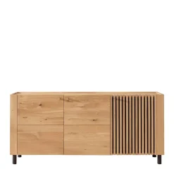 Wildeiche Sideboard im Skandi Design - Valouis