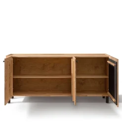 Wildeiche Sideboard im Skandi Design - Valouis