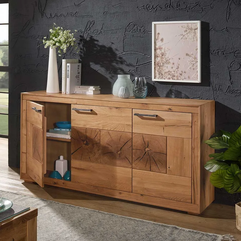 Wildeiche Sideboard Troncon in 171 cm Breite