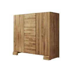 Wildeiche Sideboard Vaskov massiv geölt