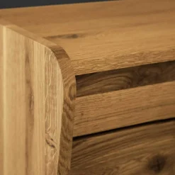 Wildeiche Telefonbank Flurbank mit Schubladen - Hardus