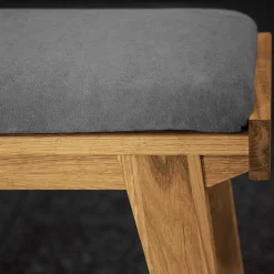 Wildeiche Telefonbank Flurbank mit Schubladen - Hardus