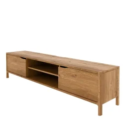 Wildeiche TV Lowboard 200 cm breit - Laida