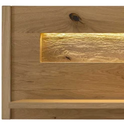 Wildeiche Wandboard geölt - 156 cm breit - Obinson