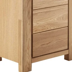 Wildeiche Wohnwand Set teilmassiv - Sophia (vierteilig)