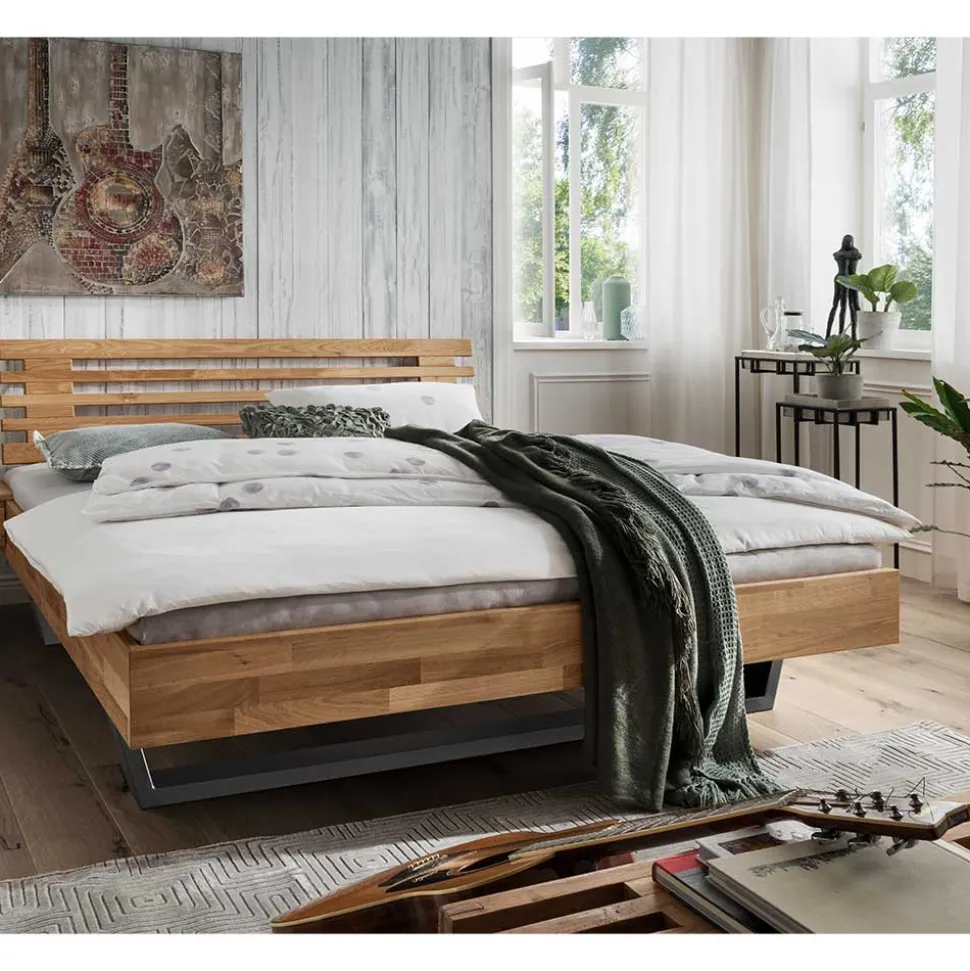 Wildeichebett mit Lamellen-Kopfteil - Esvilda I