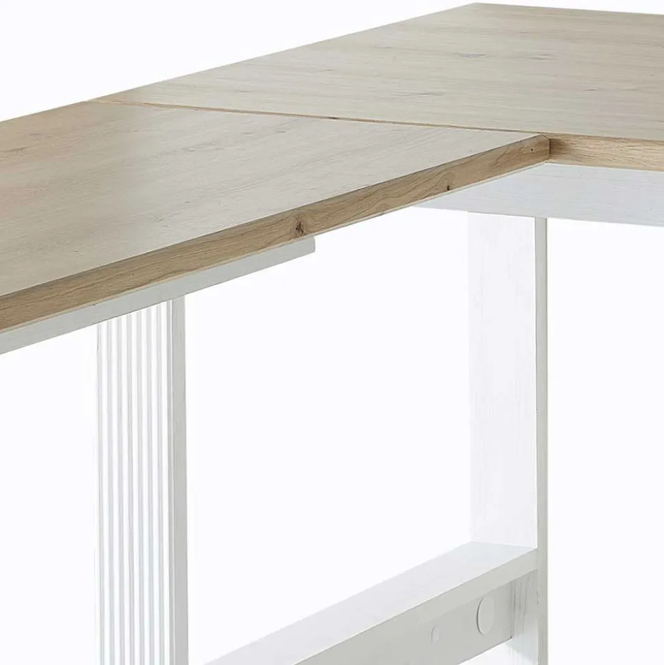 Winkel-Schreibtisch im Landhausstil - Mehady