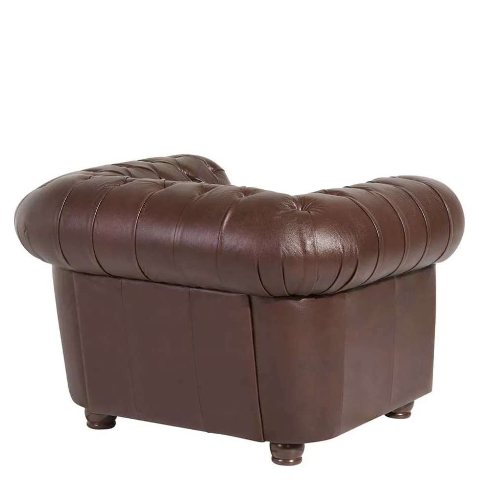 Wischleder Sessel in Braun - Cementa