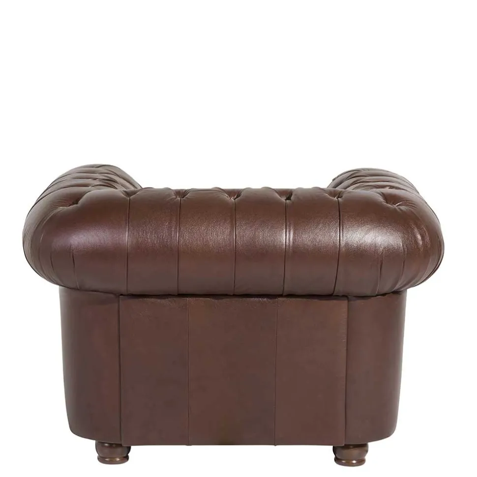 Wischleder Sessel in Braun - Cementa