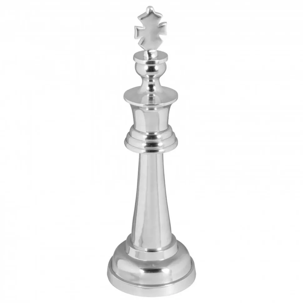 Wohndekoration Schachfigur König aus Aluminium - Giorgio