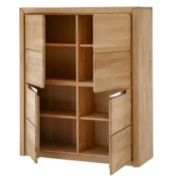 Wohnkombination Croconia aus Wildeiche Massivholz (dreiteilig)