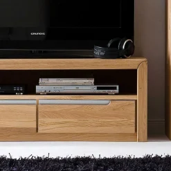 Wohnkombination Croconia aus Wildeiche Massivholz (dreiteilig)