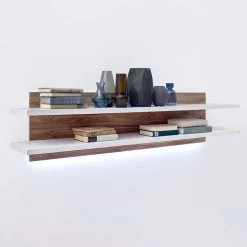 Wohnmöbel Set in Weiß Hochglanz - Icadro (vierteilig)