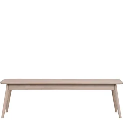 Wohnraum Holzbank in White Wash - Navassa