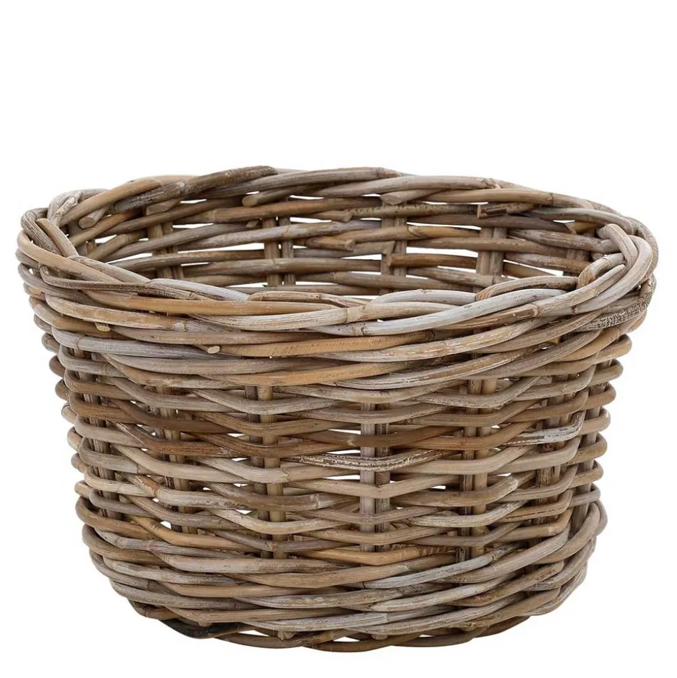 Wohnraum Körbe aus Rattan Graubraun - Vodenas (dreiteilig)