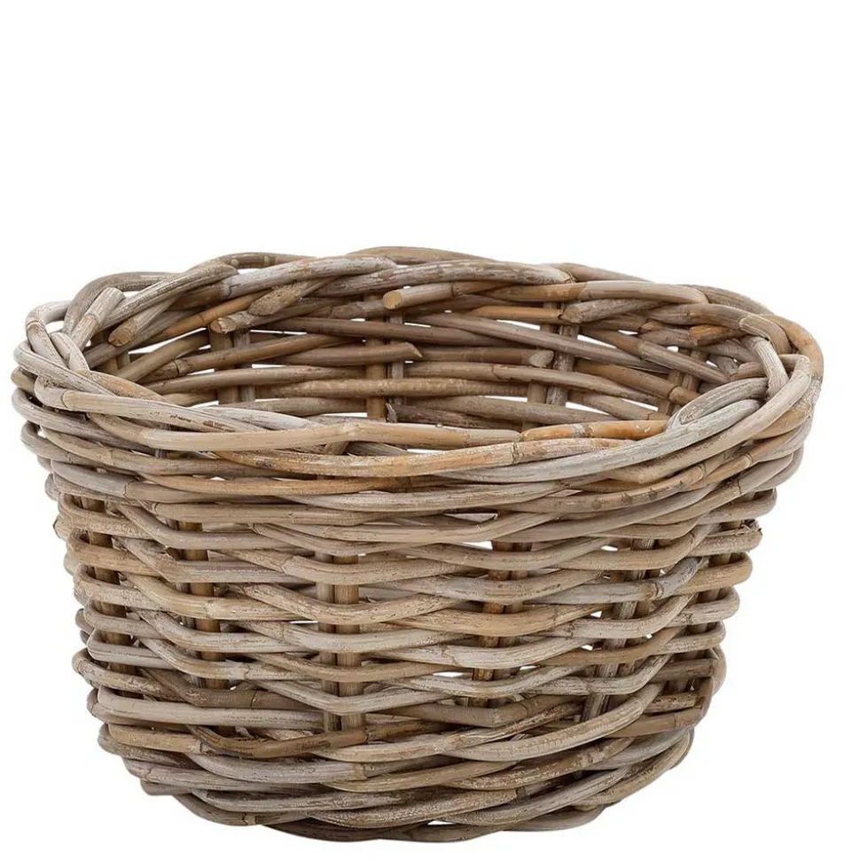 Wohnraum Körbe aus Rattan Graubraun - Vodenas (dreiteilig)