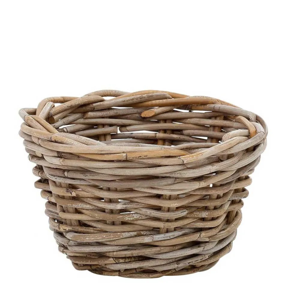 Wohnraum Körbe aus Rattan Graubraun - Vodenas (dreiteilig)