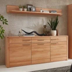 Wohnraum Sideboard aus Kernbuche Massivholz - Amyonta
