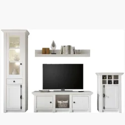 Wohnwand Chelles im Landhausstil (vierteilig)