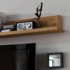 Wohnwand Croconia aus Wildeiche Massivholz (dreiteilig)