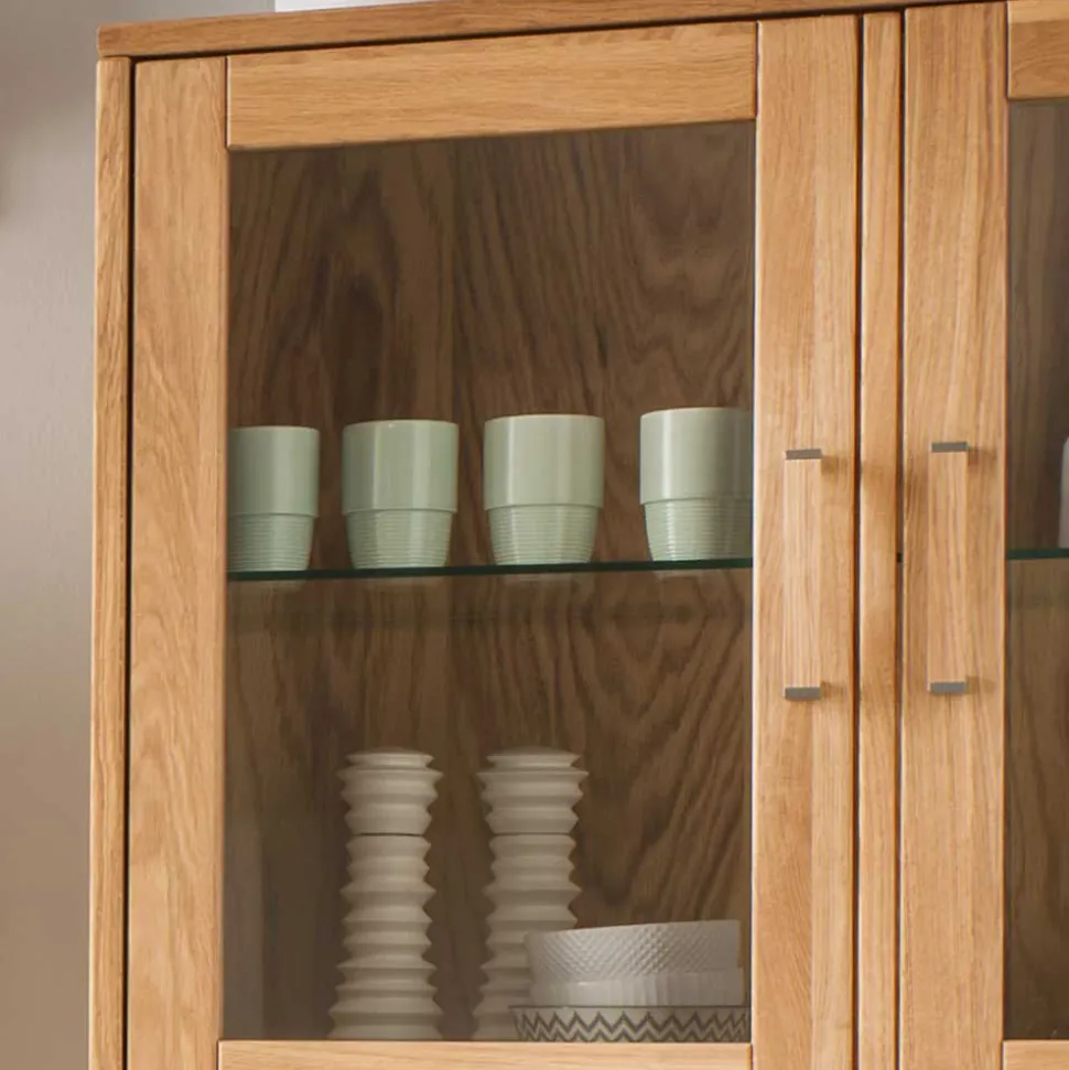 Wohnwand Highboard aus Holz - Teano